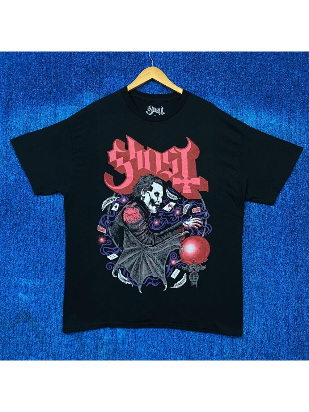 Ghost Cardinal Copia The Dark Arts Mystic Goth Metal Tee XL